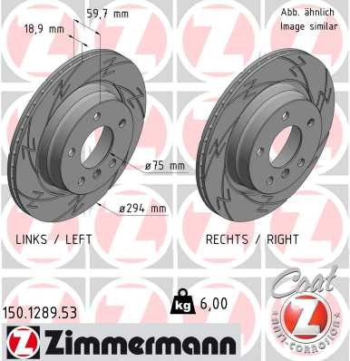 ZIMMERMANN 150.1289.53 EAN: 4250238777472.