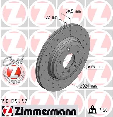 ZIMMERMANN 150.1295.52 EAN: 4250238745624.