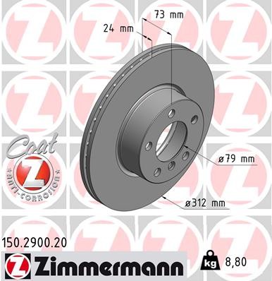 ZIMMERMANN 150.2900.20 EAN: 4250238754985.
