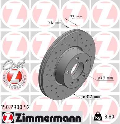 ZIMMERMANN 150.2900.52 EAN: 4250238758686.