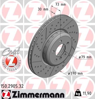 ZIMMERMANN 150.2905.32 EAN: 4250238769552.
