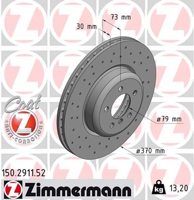 ZIMMERMANN 150.2911.52 EAN: 4250238762959.