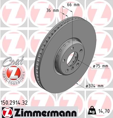 ZIMMERMANN 150.2914.32 EAN: 4250238769613.
