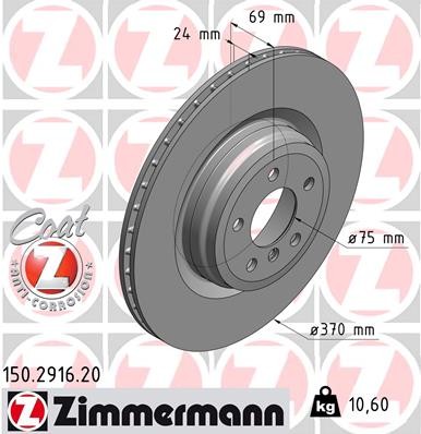 ZIMMERMANN 150.2916.20 EAN: 4250238758440.