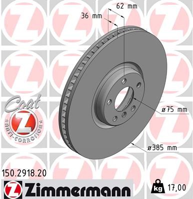 ZIMMERMANN 150.2918.20 EAN: 4250238758433.