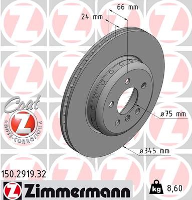 ZIMMERMANN 150.2919.32 EAN: 4250238769460.