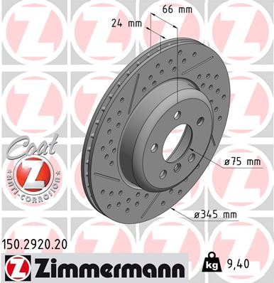 ZIMMERMANN 150.2920.20 EAN: 4250238759843.
