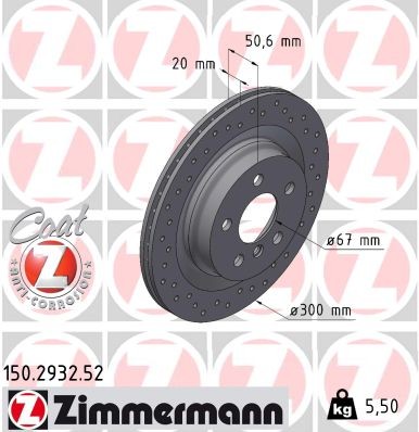 ZIMMERMANN 150.2932.52 EAN: 4250238764830.
