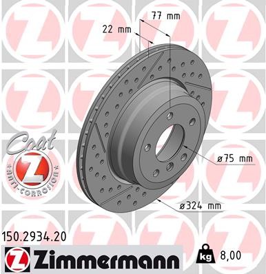 ZIMMERMANN 150.2934.20 EAN: 4250238764601.