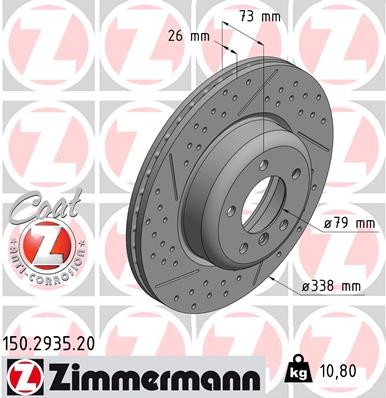 ZIMMERMANN 150.2935.20 EAN: 4250238764762.