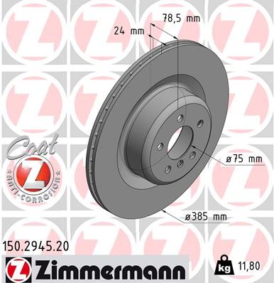 ZIMMERMANN 150.2945.20 EAN: 4250238768524.