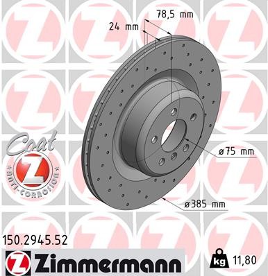ZIMMERMANN 150.2945.52 EAN: 4250238768876.