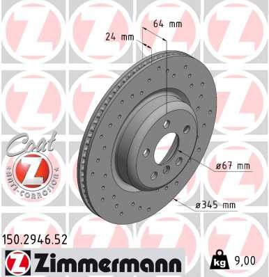 ZIMMERMANN 150.2946.52 EAN: 4250238768883.