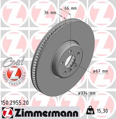 ZIMMERMANN 150.2955.20 EAN: 4250238776147.