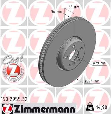 ZIMMERMANN 150.2955.32 EAN: 4250238786504.