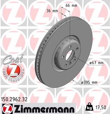 ZIMMERMANN 150.2962.32 EAN: 4250238780991.