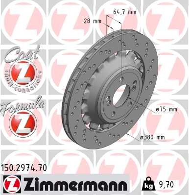 ZIMMERMANN 150.2974.70 EAN: 4250238782438.