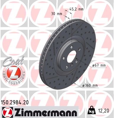 ZIMMERMANN 150.2984.20 EAN: 4250238790518.