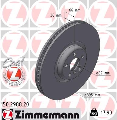 ZIMMERMANN 150.2988.20 EAN: 4250238787389.