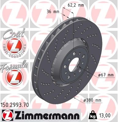 ZIMMERMANN 150.2993.70 EAN: 4250238790983.