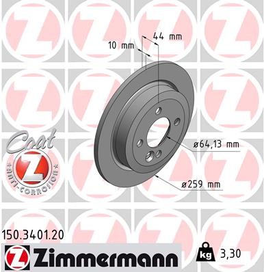 ZIMMERMANN 150.3401.20 EAN: 4250238718543.