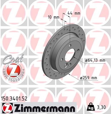 ZIMMERMANN 150.3401.52 EAN: 4250238746768.