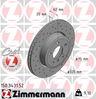 ZIMMERMANN 150.3431.52 EAN: 4250238752097.