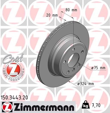ZIMMERMANN 150.3443.20 EAN: 4250238716518.