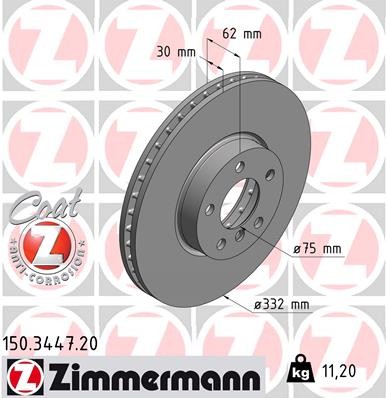 ZIMMERMANN 150.3447.20 EAN: 4250238720621.
