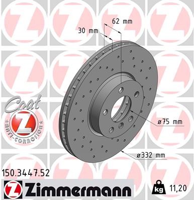 ZIMMERMANN 150.3447.52 EAN: 4250238749936.