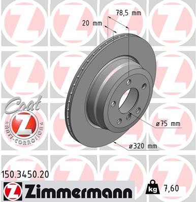 ZIMMERMANN 150.3450.20 EAN: 4250238720652.