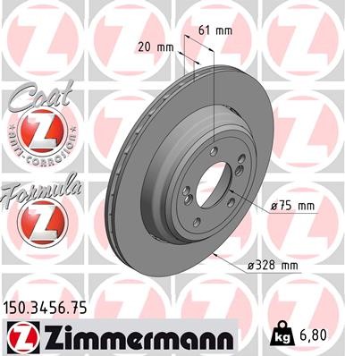 ZIMMERMANN 150.3456.75 EAN: 4250238741947.