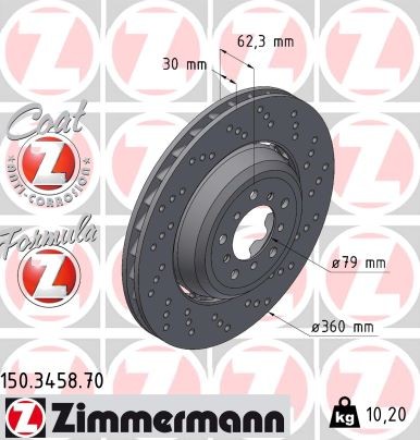 ZIMMERMANN 150.3458.70 EAN: 4250238741909.
