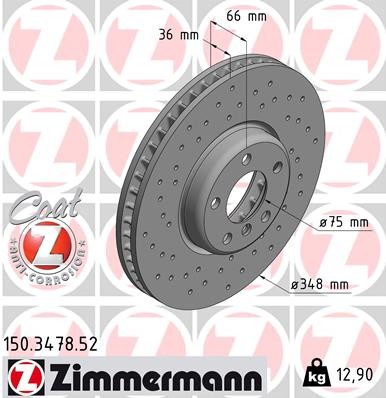ZIMMERMANN 150.3478.52 EAN: 4250238753681.