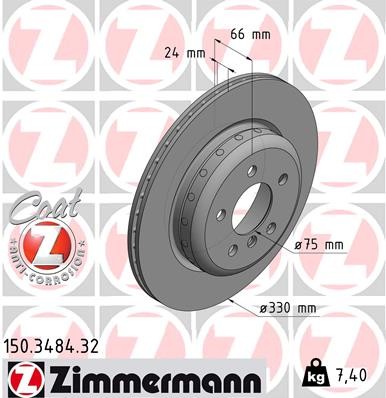 ZIMMERMANN 150.3484.32 EAN: 4250238769385.