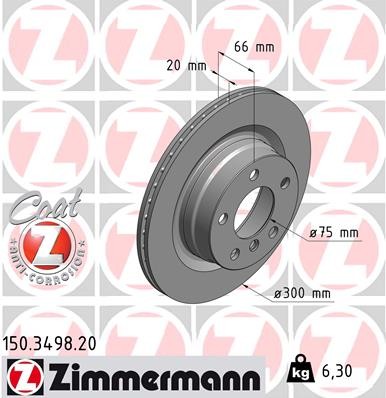 ZIMMERMANN 150.3498.20 EAN: 4250238753766.