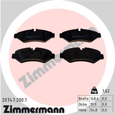 ZIMMERMANN 20747.200.1 Číslo výrobce: 20747. EAN: 4250238784814.