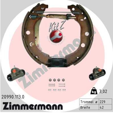 ZIMMERMANN 20990.113.0 EAN: 4250238731894.