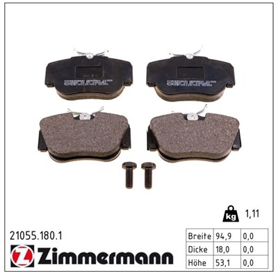 ZIMMERMANN 21055.180.1 Číslo výrobce: 21055. EAN: 4250238733461.