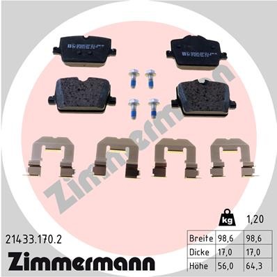 ZIMMERMANN 21433.170.2 Číslo výrobce: 21433. EAN: 4250238785743.