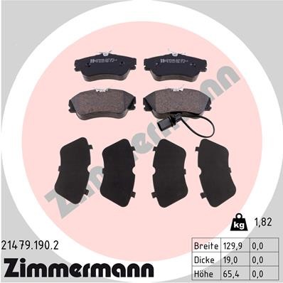 ZIMMERMANN 21479.190.2 Číslo výrobce: 21479. EAN: 4250238734888.