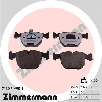 ZIMMERMANN 21486.990.1 Číslo výrobce: 21486. EAN: 4250238778677.