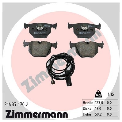 ZIMMERMANN 21487.170.2 Číslo výrobce: 21282. EAN: 4250238734956.
