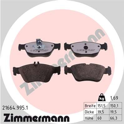 ZIMMERMANN 21664.995.1 Číslo výrobce: 21664. EAN: 4250238778691.
