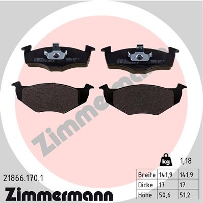 ZIMMERMANN 21866.170.1 Číslo výrobce: 21866. EAN: 4250238736240.