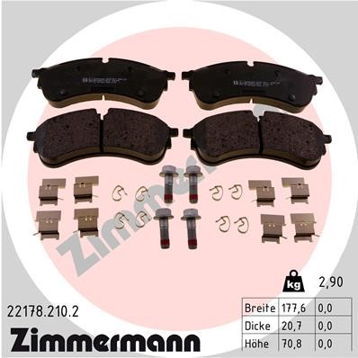 ZIMMERMANN 22178.210.2 Číslo výrobce: 22178. EAN: 4250238782056.
