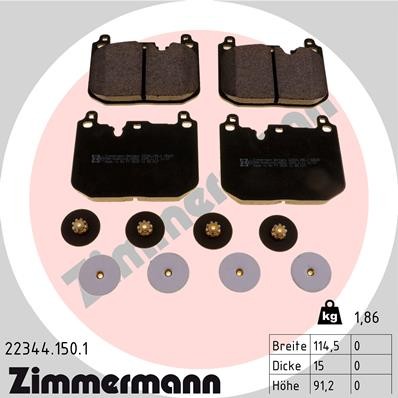 ZIMMERMANN 22344.150.1 Číslo výrobce: 22344. EAN: 4250238778103.