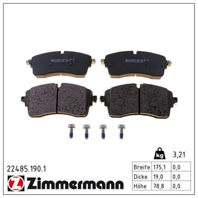 ZIMMERMANN 22485.190.1 Číslo výrobce: 22485. EAN: 4250238784654.