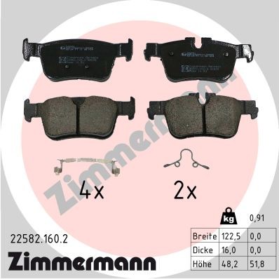 ZIMMERMANN 22582.160.2 Číslo výrobce: 22582. EAN: 4250238793076.