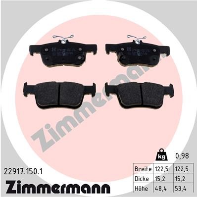 ZIMMERMANN 22917.150.1 Číslo výrobce: 22917. EAN: 4250238785118.